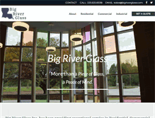 Tablet Screenshot of bigriverglass.com